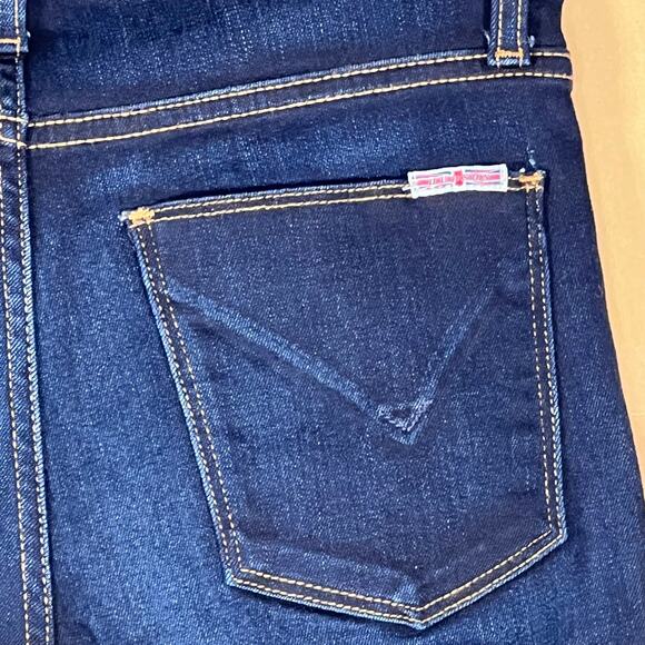 Hudson Women’s Nico Mid-Rise Super Skinny Dark Wash Jeans Size 27 EUC - Picture 7 of 11